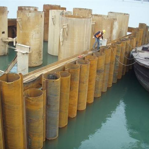 汕头钢护筒现场安装